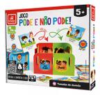 PODE NÃO PODE - Jogo Educativo de Madeira Sustentável, Ideal para o Desenvolvimento Infantil