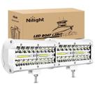 Pods de luz LED Nilight Marine Navigation, 6,5 polegadas, 2 unidades