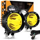 Pods LED Auxbeam Serie C4 10 cm 72W Ámbar Haz Puntual (Par)