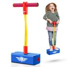 Pogo Jumper CUUGO VAMOS LÁ! Espuma CG para crianças de 3 a 12 anos roxa