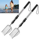 POILKMNI Conjunto com 2 Peneiras de Areia para Praia em Aço Inoxidável para Dentes de Tubarão POILKMNI Conjunto com 2 Peneiras de Areia para Praia em Aço Inoxidável para Dentes de Tubarão
