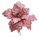 Poinsetia C/glitter Rosa 30cm C/1un 1024279