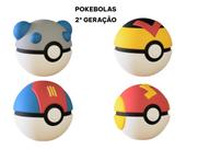 Pokebolas Kit 4 Heavy Fast Level Lure Ball Pokemon Coleção