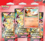 Pokemon blister triplo me.2 herois excelsos charmander - copag