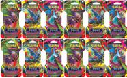 Pokemon Blister Unitario Fogo Fantasmagorico Kit com 12