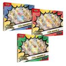 Pokemon Kit Combo Booster Com 3 Box MegaEvoluçao Heróis Excelsos Meganium EX, Mega Emboar EX e Mega Feraligatr EX 147