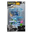 Pokemon - Playset de 15cm - Subaquático com Popplio e Horsea Pokemon - Playset de 15cm - Subaquático com Popplio e Horsea