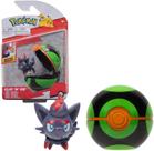 Pokémon - pokébola com clip - zorua - bola penumbra! - original takara tomy