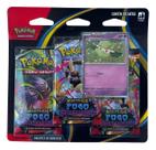 Pokémon TCG Blister Triplo Fogo Fantasmagórico Copag