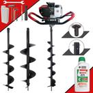 Polaca Cavadeira Motorizada À Gasolina 2T Anmax GD520-B 52cc 2,2HP 7.000rpm Perfurador de Solo Profissional Completo Com Conjunto de Brocas 80X10cm, 80X15cm e 80X20cm + ÓLEO STIHL 8017 2T Polaca Cavadeira Motorizada À Gasolina 2T Anmax GD520-B 52cc 2,2HP 7.000rpm Perfurador de Solo Profissional Completo Com Conjunto de Brocas 80X10cm, 80X15cm e 80X20cm + ÓLEO STIHL 8017 2T