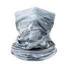 Polaina de pescoço BASSDASH UPF 50+, proteção solar UV, cinza, camo
