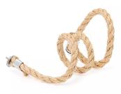 Poleiro De Corda Sisal Brinquedo Calopsita Papagaio 80cm