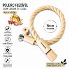 Poleiro Flexível com corda de Sisal Play Psitas. 70cm de corda. Poleiro Flexível com corda de Sisal Play Psitas. 70cm de corda.