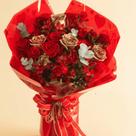 Poli Decorado 400 - Eterno Amor Vermelho/Ouro