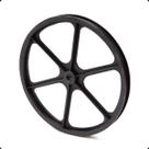 Polia Agitador Tanquinho Colormaq LCB LCM LCS 10kg 242mm Plástica Original Premium Resistente Reposição Anti Ruído