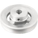 Polia Alumínio 1 Canal Perfil A 100mm com Furo 5/8" - Vonder