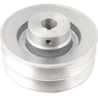Polia Alumínio 2 Canais Perfil B 120mm com Furo 3/4" - Vonder