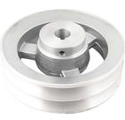 Polia Alumínio 2 Canais Perfil B 150mm com Furo 3/4" - Vonder