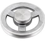 Polia De Aluminio 1 Canal Perfil A 140 Mm Mademil