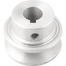 Polia de Alumínio 1 Canal, Perfil A, 50 mm com Furo de 5/8" - 15,9 mm, Vonder