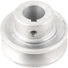 Polia de Alumínio 1 Canal, Perfil A, 60 mm com Furo de 3/4" - 19,1 mm, Vonder