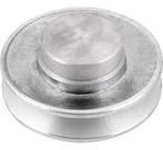 Polia De Aluminio 1 Canal Perfil B 120 Mm Mademil