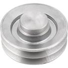 Polia De Aluminio 2 Canais Perfil A 110 Mm Mademil