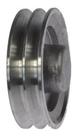 Polia De Aluminio 2 Canais Perfil A 120 Mm Mademil