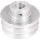 Polia de Alumínio 2 Canais, Perfil A, 80 mm com Furo de 19 mm, Vonder Polia de Alumínio 2 Canais, Perfil A, 80 mm com Furo de 19 mm, Vonder