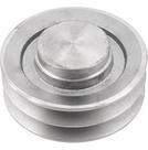 Polia De Aluminio 2 Canais Perfil B 130 Mm Mademil