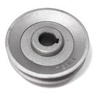 Polia De Alumínio 75mm Para Motor De Maquina De Costura Reta Overlock Galoneira