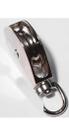 Polia de corda giratória única niquelada 5 cm Baron Mfg 0173ZD-2
