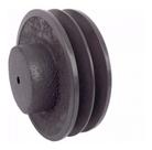 Polia De Ferro 2 Canais Perfil A 80 Mm Mademil