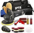 Polidor Buffer SPTA 180mm 1200W com conjunto de almofadas de polimento Polidor Buffer SPTA 180mm 1200W com conjunto de almofadas de polimento