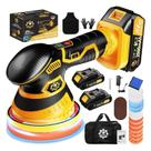 Polidor de amortecedor de carro sem fio Niusken 2 baterias de 2000mAh 21V