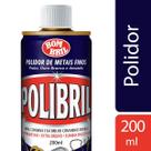 Polidor de Metais Finos 200ml, Polibril Polidor de Metais Finos 200ml, Polibril