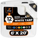 Polietileno branco pesado Tarp Xpose Safety 1,8 m x 6 m