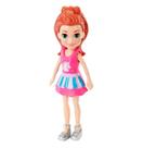 Polly Pocket Boneca Básica Lila Vestido Rosa com Unicórnio GKL32 - Mattel (41191)
