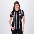 Polo Corinthians Retrô Japão Feminina Preta