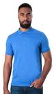 Polo cotton pima com elastano lisa azul royal Polo cotton pima com elastano lisa azul royal