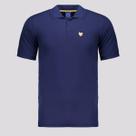 Polo Cruzeiro Marinho e Dourada