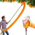 Pólo de colheita de frutas UQM de 3,2 m com cesta de colheita para frutas