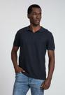 Polo Docthos Slim Tricot Bloco de Textura