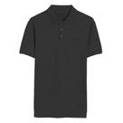 Polo Ellus Piquet e Asa Melange Classic Masculina Cinza