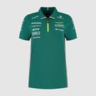 Polo Feminina Oficial Aston Martin Aramco F1 Team 2025 Polo Feminina Oficial Aston Martin Aramco F1 Team 2025