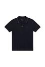 Polo Hangar 33 Malha Piquet Com Bordado Preto Polo Hangar 33 Malha Piquet Com Bordado Preto