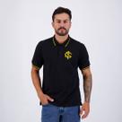 Polo Internacional Ouro Preta e Dourada