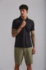 Polo Malha Premium Slim Fit - Preto