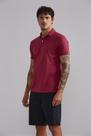 Polo Malha Premium Slim Fit - Vinho