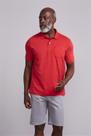 Polo Manga Curta com Bolso Comfort Malha Básica - Vermelho